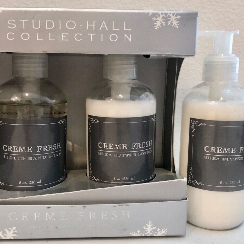 NEW Studio Hall Collection 3-Piece Liquid Hand Soap & Shea Butter Lotion Set